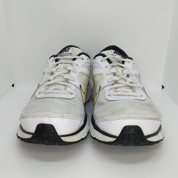 Nike Dual Fusion ST Men's Pre-owned White/Yellow Athletic Sneakers - sz. 12 1/5 - Picture 2 of 6